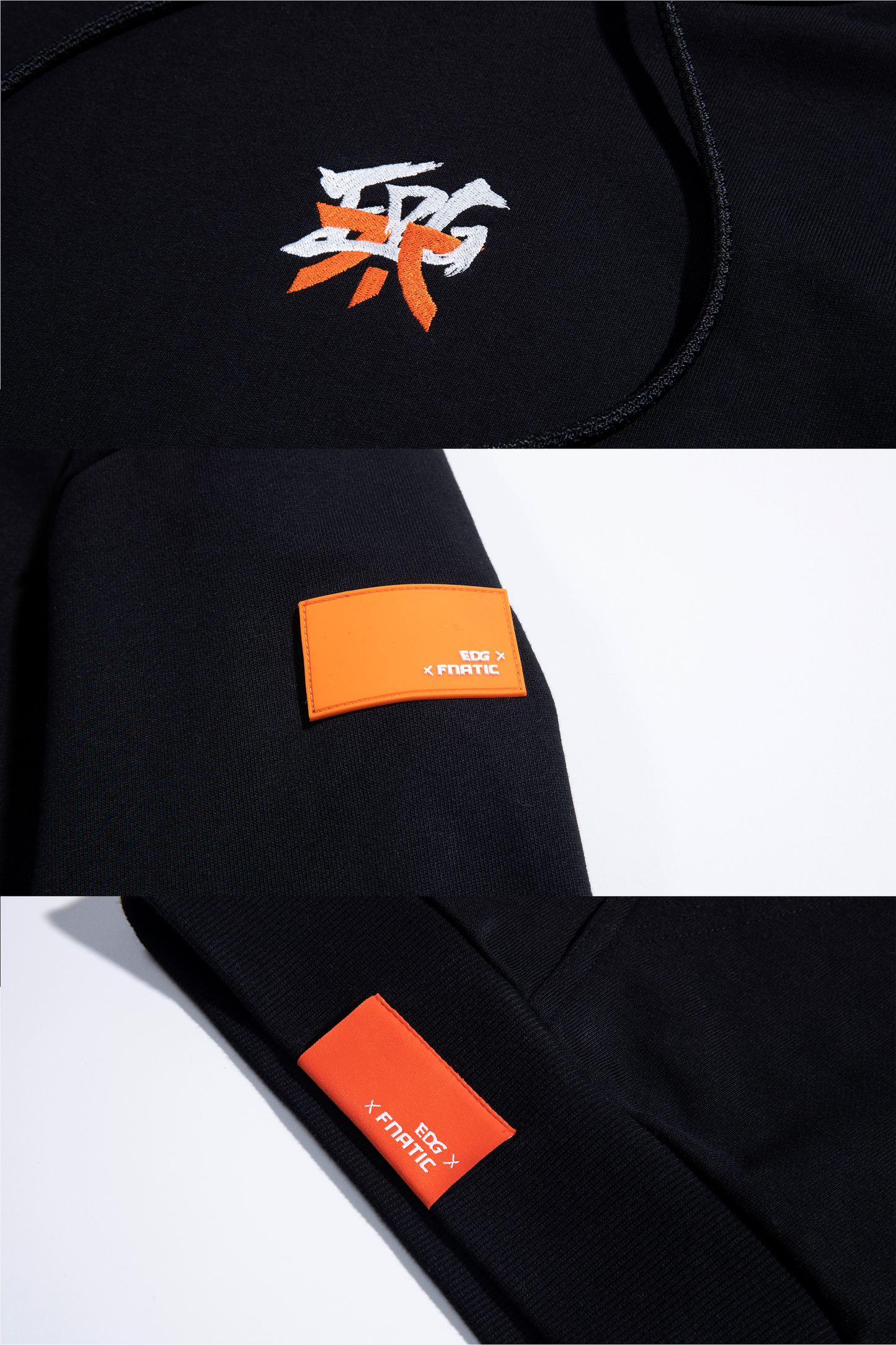 EDG x FNC Hoodie|Black
