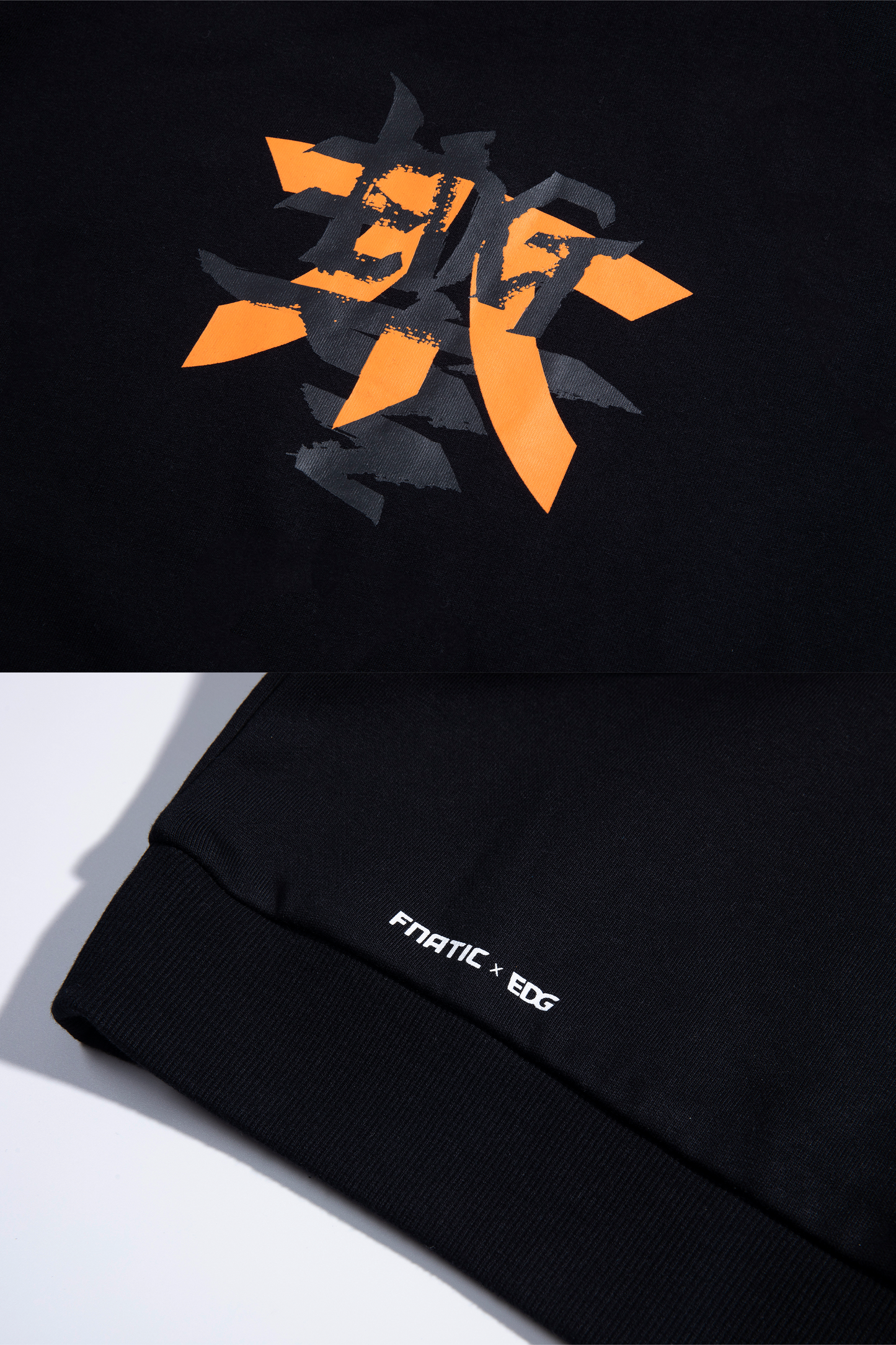 EDG x FNC Hoodie|Black
