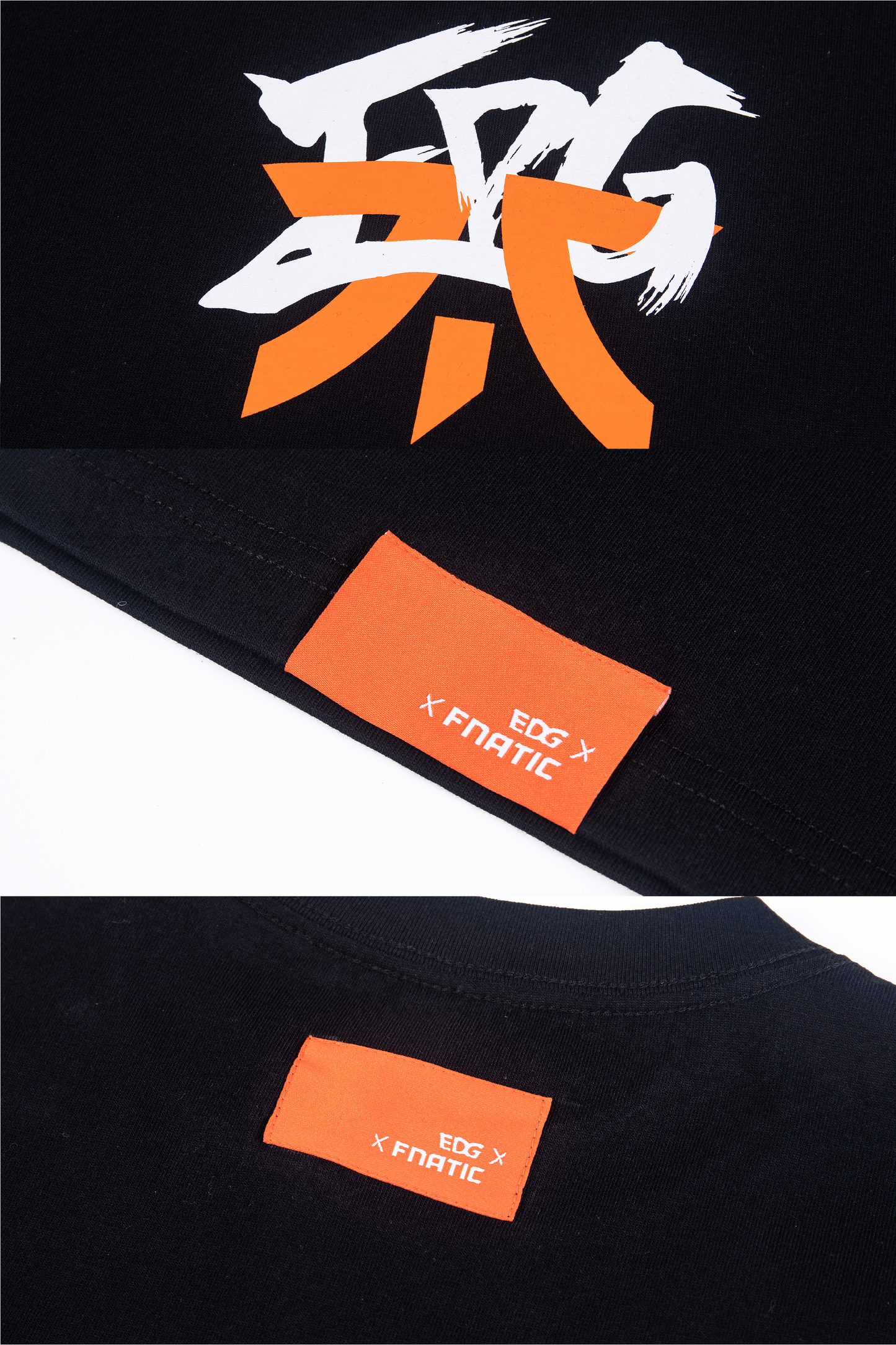 EDG x FNC S/S Tee|Black
