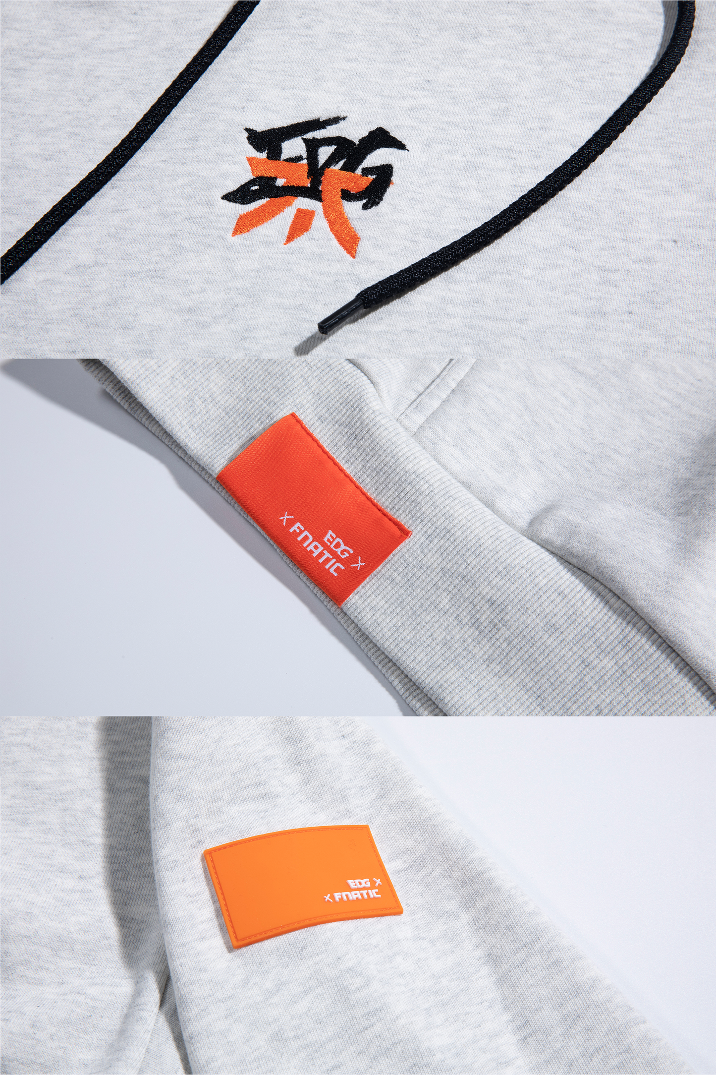 EDG x FNC Hoodie|Gray